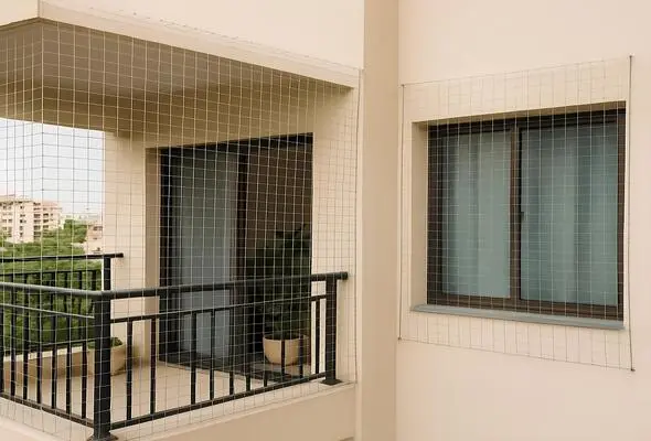 Balcony Safety Nets Projects by NR Safety Solutions