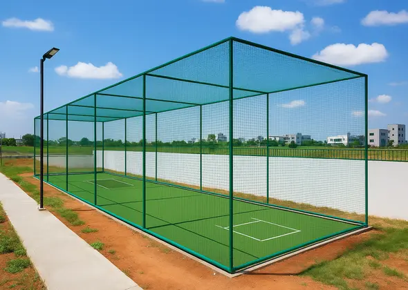 Cricket Practice Nets Services of NR Safety Solutions