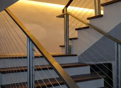 Staircase Invisible Grills by NR Safety Solutions